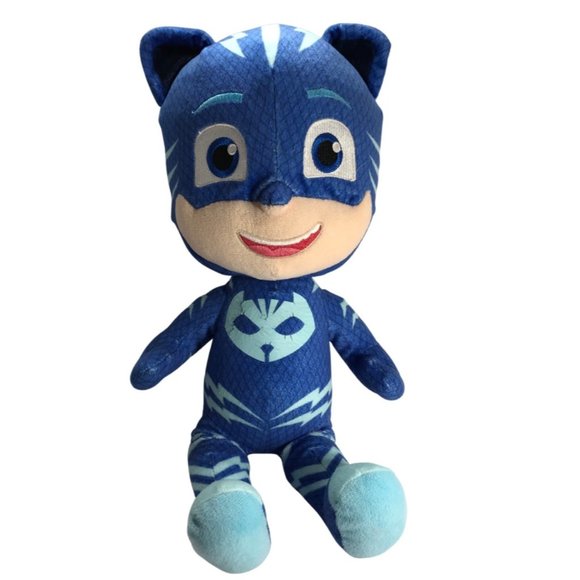 JUST PLAY FROM SOFT BOX 17 INCHES TALL BLUE PJ MASKS CATBOY PLUSH BLUE SUPER HER - Picture 5 of 5